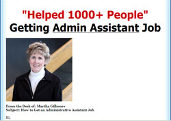 How To Get An Admin Assistant Job