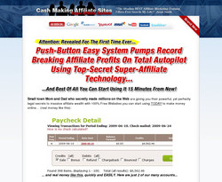 Cash Making Affiliate Sites System