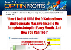 Optin Profits: The Secret To Building And Profiting From A Huge List!