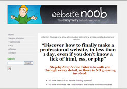 WebsiteNoob: The Easy Way to Create Websites