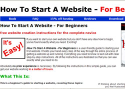 How To Start A Website For Beginners