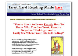Tarot Cards  Reading Made Easy
