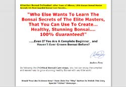 Creating Your Bonsai: Bonsai Secrets of The Masters