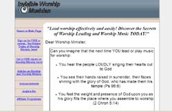 The Invisible Worship Musician