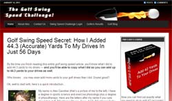 The Golf Swing Speed Challenge!