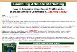 Gambling Affiliate Marketing