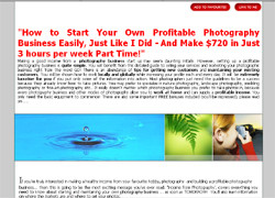 Income from Photography