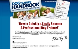 Dog Trainer Handbook