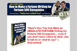 How to Make a Fortune Writing for Fortune 500 Companies
