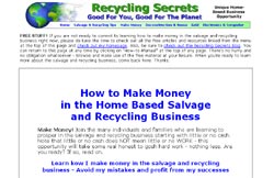 How to Make Money in the Home Based Salvage and Recycling Business