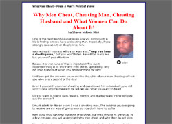Why Men Cheat