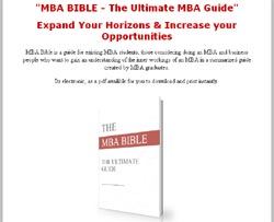 The MBA Bible: The Ultimate Guide