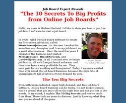 The 10 Secrets to Big Profits From Online Job Boards