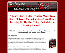The Newbie's Quick Start Guide to Internet Marketing