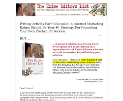 The Ezine Editors List