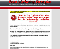 Exact Marketing Strategies