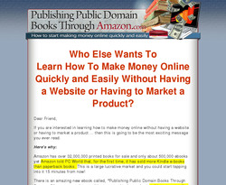 Publishing Public Domain Books Through Amazon
