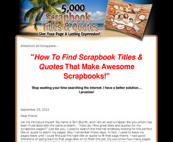 5,000 Scrapbook Titles & Quotes
