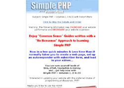 Simple PHP - Volumes I, II & III