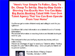 Your Own Talent Agency