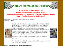 2005 Work At Home Jobs Directory
