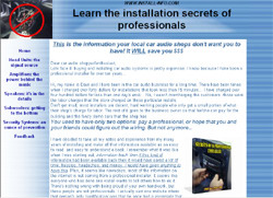 Secrets Of A Professional Installer
