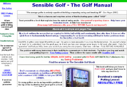 Sensible Golf - The Golf Manual