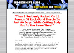 The Beginners Guide to Fitness And Bodybuilding