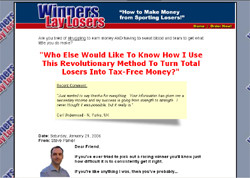 Winners Lay Losers: How To Make Money From Sporting Losers!