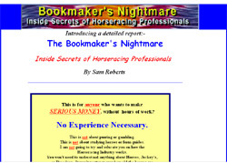 The Bookmaker's Nightmare-Inside Secrets of  Horseracing Professionals