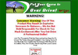 High Power Golf: Finding your distance