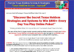 Texas Holdem Secrets: Exposed!