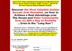 Roulette Advantage System