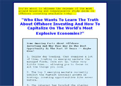 Offshore Investing? Child's Play