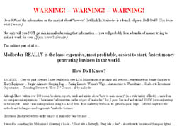 Own Your Own Mailorder Business