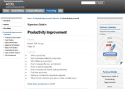 Supervisors Guide to Productivity Improvement