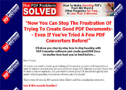 The PDF Problem Solved - Create Stunning PDF's Without Spending A Dime