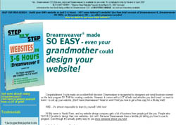 Step by Step Websites in 3-6 Hours with Dreamweaver 8