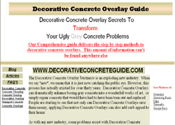 Decorative Concrete Guide