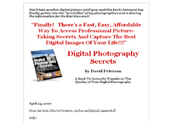 Digital Photography Secrets