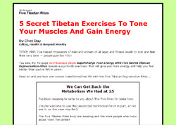 Supercharge Your Energy with Five Secret Tibetan Rejuvenation Rites