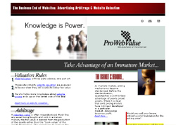 The Business End of Websites (Website Valuation version)