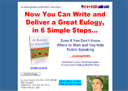 A Eulogy to Remember