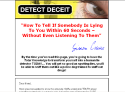Detect Deceit: Reveal the Truth By Exposing The Lie