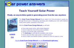 Solar Power Design Manual