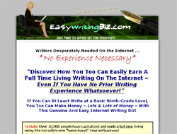 Easy Writing Biz : Make Money Writing Content on the Internet!
