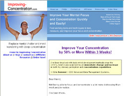 Improving your Focus and Concentration