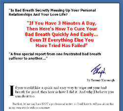 The Bad Breath Report: The Quick & Easy Cure For Bad Breath!