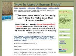 How To Make Roman Shades