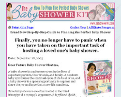 The Baby Shower Kit?